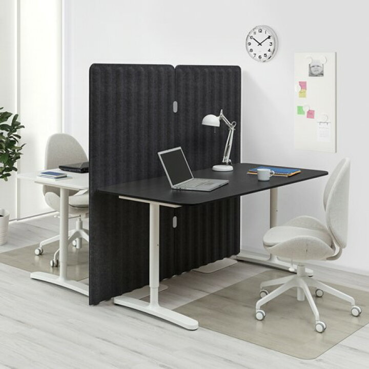 楽天市場】[IKEA/イケア/通販]BEKANT ベカント デスク スクリーン付き 