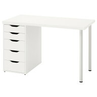 [IKEA/イケア/通販]LAGKAPTEN ラグカプテン / ALEX アレクス デスク, ホワイト[4](d)(09416820)