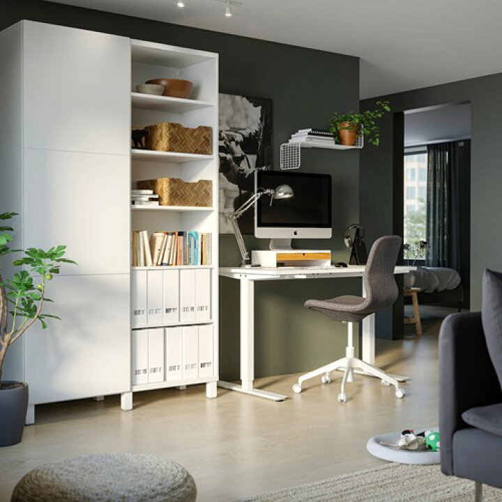 楽天市場】[IKEA/イケア/通販]TROTTEN トロッテン デスク 昇降式 