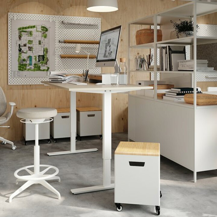 楽天市場】[IKEA/イケア/通販]TROTTEN トロッテン デスク 昇降式 