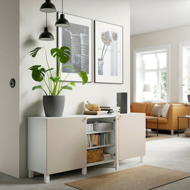 楽天市場】[IKEA/イケア/通販]BESTA ベストー 収納コンビネーション 扉 