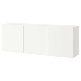 [IKEA/イケア/通販]BESTA ベストー 壁取り付け式キャビネットコンビネーション, ホワイト/ラップヴィーケン ホワイト[15](a)(29435629)