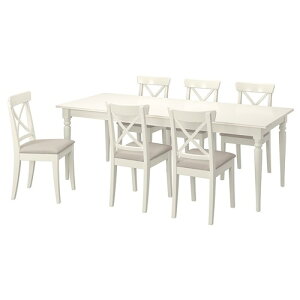 [IKEA/CPA/ʔ]INGATORP CK[gv / INGOLF CSt e[u`FA6r, zCg zCg/n[v x[W[8](a)(09482805)
