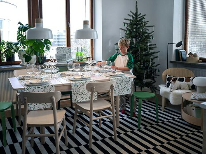 楽天市場】[IKEA/イケア/通販]RONNINGE ロッニンゲ 伸長式テーブル 