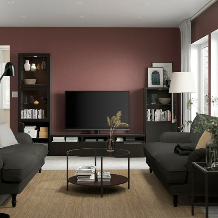 楽天市場】[IKEA/イケア/通販]BESTA ベストー テレビボード/ガラス扉 