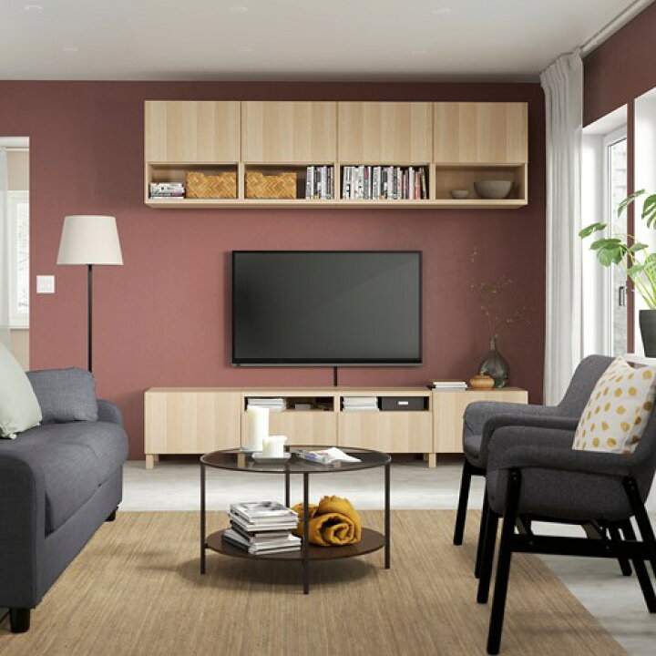 楽天市場】[IKEA/イケア/通販]BESTA ベストー テレビボード, ホワイト 
