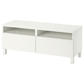 [IKEA/イケア/通販]BESTA ベストー テレビ台 引き出し付き, ホワイト/ラップヴィーケン/ストゥッバルプ ホワイト[12](a)(89399181)