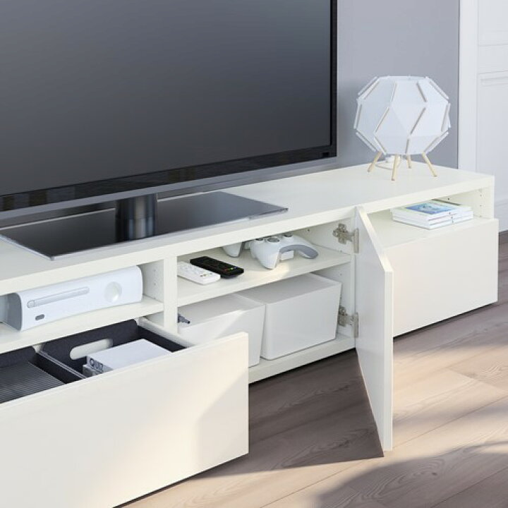 楽天市場】[IKEA/イケア/通販]BESTA ベストー テレビ台, ホワイト 