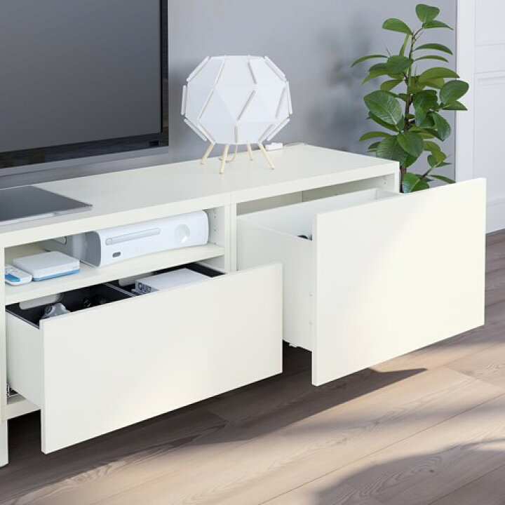 楽天市場】[IKEA/イケア/通販]BESTA ベストー テレビボード, ホワイト 