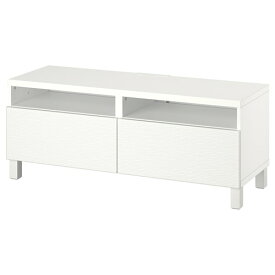 [IKEA/イケア/通販]BESTA ベストー テレビ台 引き出し付き, ホワイト/ラクスヴィーケン/ストゥッバルプ ホワイト[12](a)(79432341)