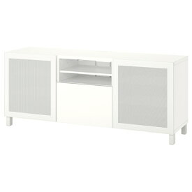 [IKEA/イケア/通販]BESTA ベストー テレビ台 引き出し付き, ホワイト モルトヴィーケン/ラップヴィーケン/ストゥッバルプ ホワイト[15](a)(39440140)