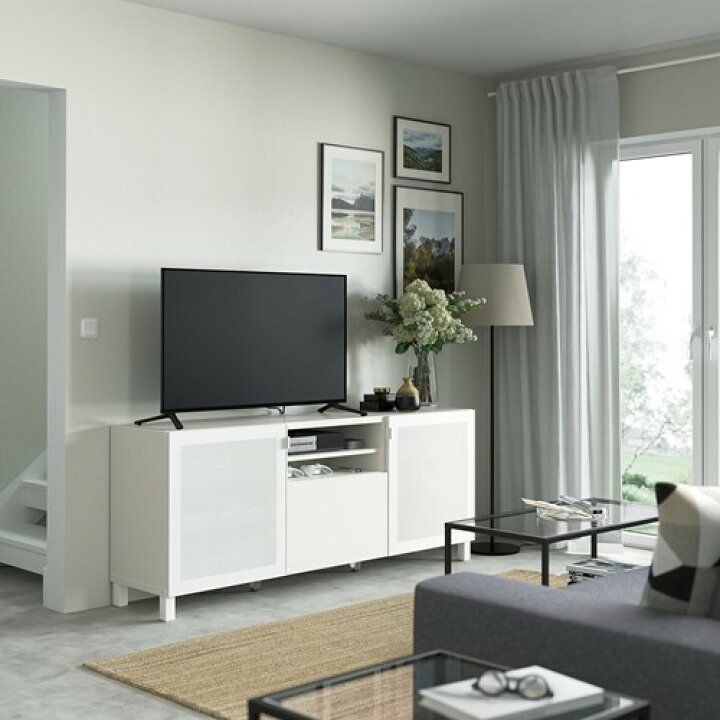 楽天市場】[IKEA/イケア/通販]BESTA ベストー テレビ台 引き出し付き 