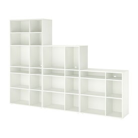 [IKEA/イケア/通販]VIHALS ヴィーハルス シェルフコンビネーション, ホワイト【北欧・ラック】[5](a)(39478029)