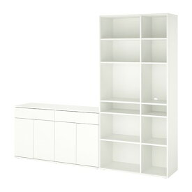 [IKEA/イケア/通販]VIHALS ヴィーハルス 収納コンビネーション, ホワイト[4](a)(29478039)