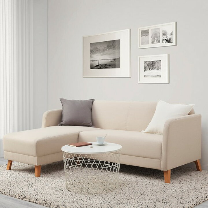 楽天市場】[IKEA/イケア/通販]LINANAS リーナネス 3人掛けソファ, 寝 