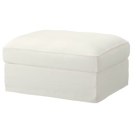 [IKEA/イケア/通販]GRONLID グローンリード カバー オットマン 収納付き用, インセロス ホワイト[B](a)(90501154)