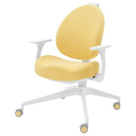 [IKEA/イケア/通販]GUNRIK グンリーク 子ども用デスクチェア, イエロー[F](c)(60527872)