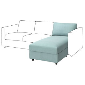 [IKEA/イケア/通販]VIMLE ヴィムレ カバー 寝椅子セクション用, サクセマーラ ライトブルー[D](a)(60496154)