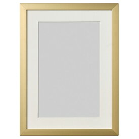 [IKEA/イケア/通販]LOMVIKEN ロムヴィーケン フレーム, ゴールドカラー[A](b)(70518198)
