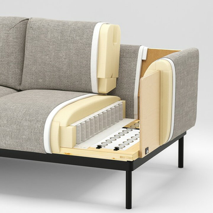 楽天市場】[IKEA/イケア/通販]APPLARYD エップラリード 3人掛けソファ 