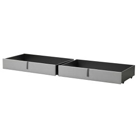 [IKEA/イケア/通販]GLADSTAD グラードスタード ベッド下収納ボックス ファブリックベッド用, カブーサ ライトグレー[G](a)(80498425)