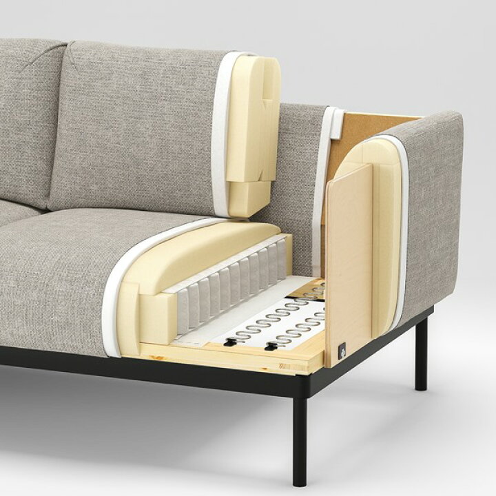 楽天市場】[IKEA/イケア/通販]APPLARYD エップラリード 3人掛けソファ 