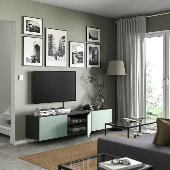 楽天市場】[IKEA/イケア/通販]BESTA ベストー テレビ台 扉付き 
