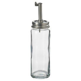 [IKEA/イケア/通販]CITRONHAJ シトロンハイ オイル/ビネガー ボトル, クリアガラス/ステンレススチール[A](c)(30553216)
