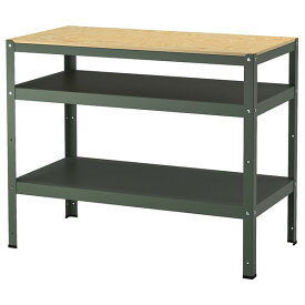 [IKEA/イケア/通販]BROR ブロール 作業台, グレーグリーン/パイン材合板[H](a)(90547388)