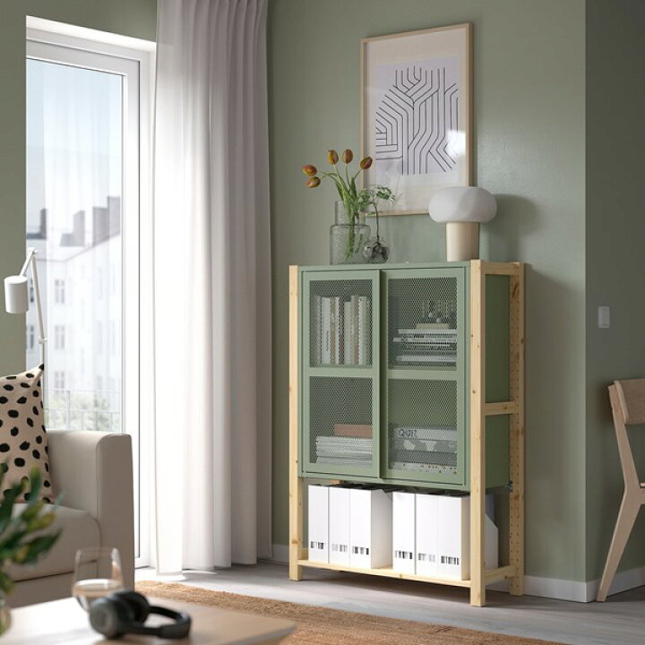 楽天市場】[IKEA/イケア/通販]IVAR イーヴァル キャビネット 扉付 