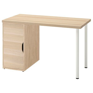 [IKEA/�C�P�A/�ʔ�]LAGKAPTEN ���O�J�v�e�� / ALEX �A���N�X �f�X�N, �z���C�g�X�e�C��/�I�[�N�� �z���C�g[4](d)(99521440)