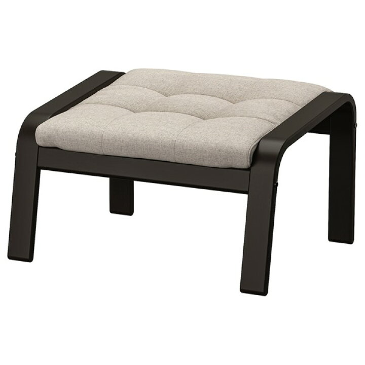 楽天市場】[IKEA/イケア/通販]POANG ポエング オットマン, ブラック 