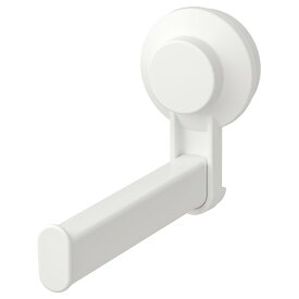 [IKEA/イケア/通販]TISKEN ティスケン トイレットペーパーホルダー 吸盤付き, ホワイト[A](c)(20381292)