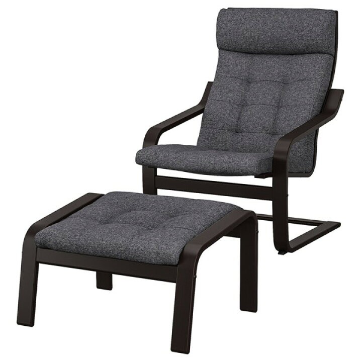 楽天市場】[IKEA/イケア/通販]POANG ポエング パーソナルチェア 