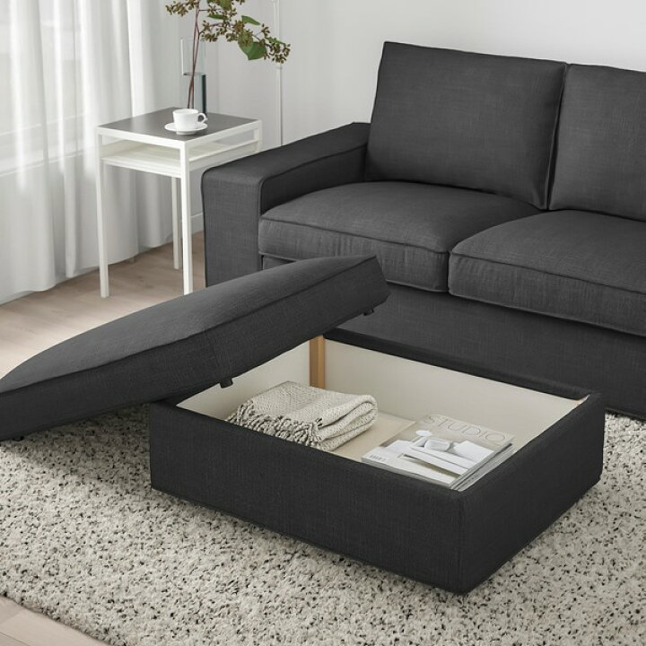 楽天市場】[IKEA/イケア/通販]KIVIK シーヴィク オットマン 収納付き 