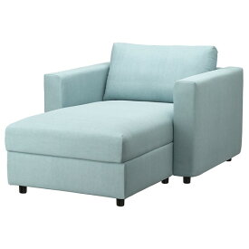 [IKEA/イケア/通販]VIMLE ヴィムレ カバー 寝椅子用, サクセマーラ ライトブルー[3](a)(29399928)