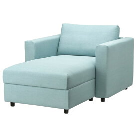 [IKEA/イケア/通販]VIMLE ヴィムレ 寝椅子, サクセマーラ ライトブルー[6](a)(49399908)