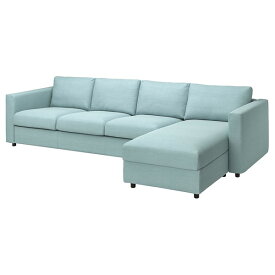 [IKEA/イケア/通販]VIMLE ヴィムレ 4人掛けソファ 寝椅子付き, サクセマーラ ライトブルー[8](a)(29399532)