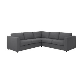 [IKEA/イケア/通販]VIMLE ヴィムレ カバー（カバーのみ、本体は付属しません） 4人掛けコーナーソファ用, ハーラルプ グレー[5](a)(79399493)