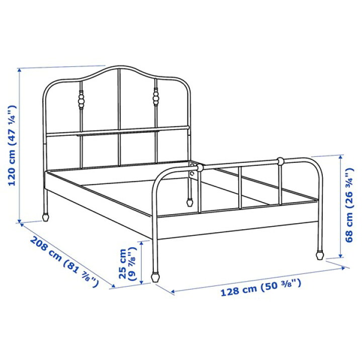 楽天市場】[IKEA/イケア/通販]SAGSTUA サグストゥーア ベッドフレーム 