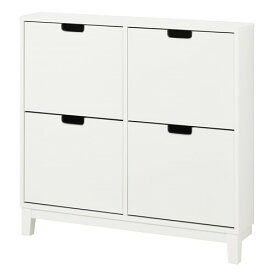 [IKEA/イケア/通販]STALL ステル シューズボックス2段×2, ホワイト[E](b)(40530267)