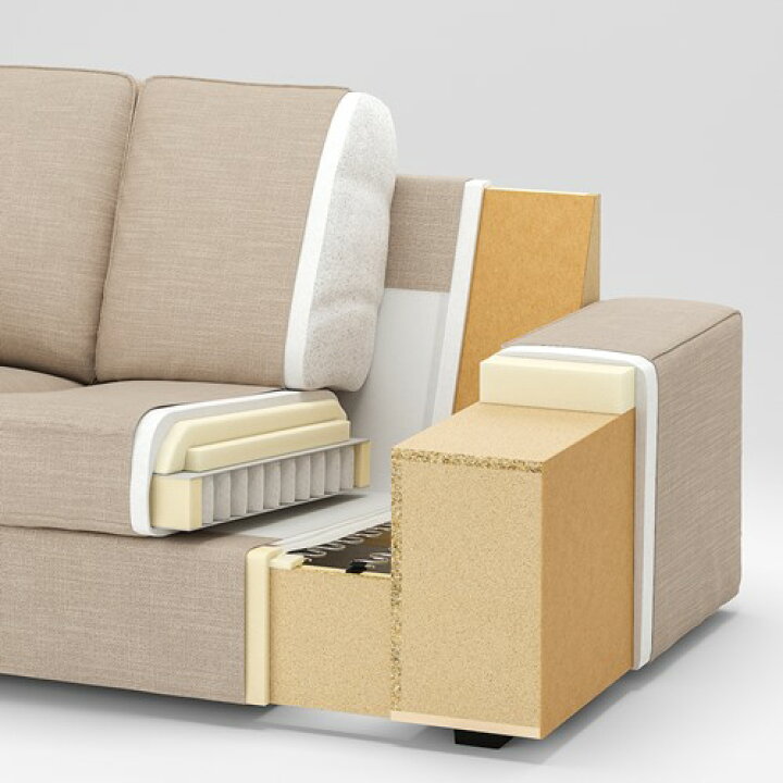 楽天市場】[IKEA/イケア/通販]KIVIK シーヴィク 3人掛けソファ 