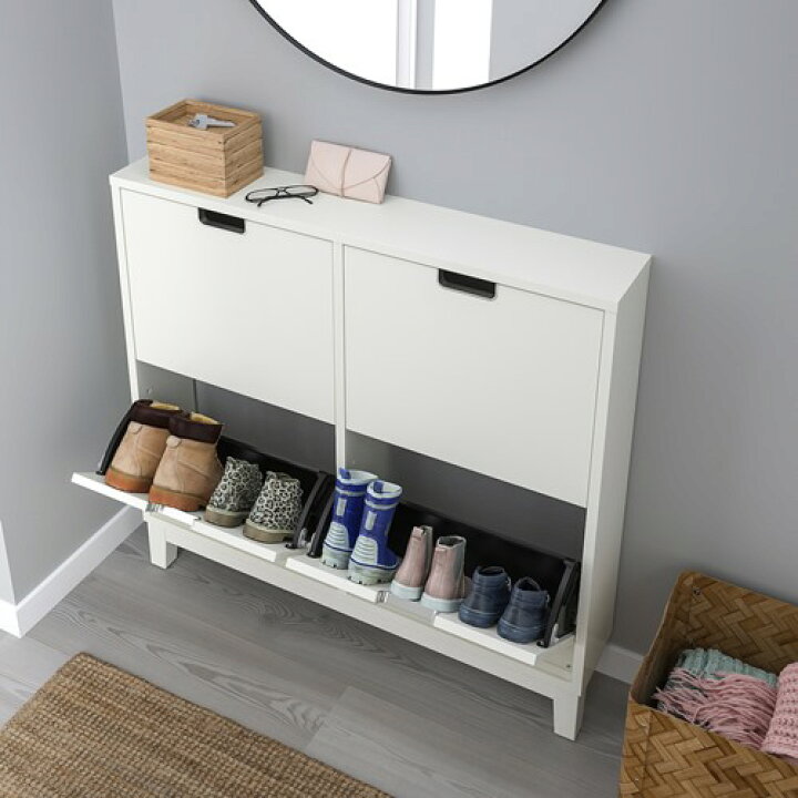 楽天市場】[IKEA/イケア/通販]STALL ステル シューズボックス2段×2 