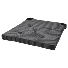 [IKEA/イケア/通販]JUSTINA ユスティーナ チェアパッド, ブラック[C](b)(20545415)