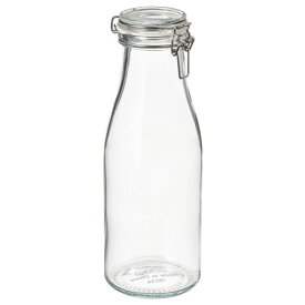 [IKEA/イケア/通販]KORKEN コルケン ボトル型ふた付き容器, クリアガラス[A](c)(10541371)