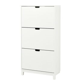 [IKEA/イケア/通販]STALL ステル シューズボックス3段, ホワイト[HE](b)(10530264)