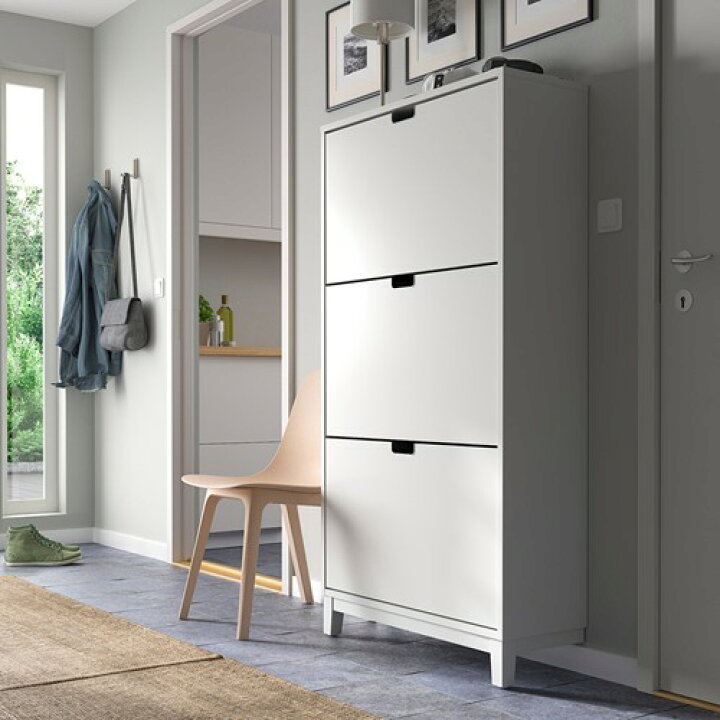 楽天市場】[IKEA/イケア/通販]STALL ステル シューズボックス3段 