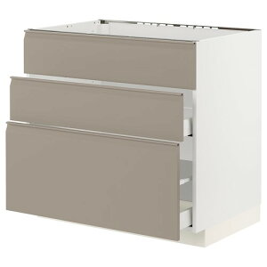 [IKEA/CPA/ʔ]METOD g[h / MAXIMERA }LV[ x[XLrlbg VNp+oO3/o2, zCg/Ebv[ }bg_[Nx[W[7](a)(39492638)