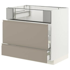 [IKEA/CPA/ʔ]METOD g[h / MAXIMERA }LV[ x[XLrlbg R/tBbVO/o2, zCg/Ebv[ }bg_[Nx[W[8](a)(49491836)