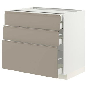 [IKEA/CPA/ʔ]METOD g[h / MAXIMERA }LV[ x[XLrlbg oO3/o4t, zCg/Ebv[ }bg_[Nx[W[9](a)(69491784)